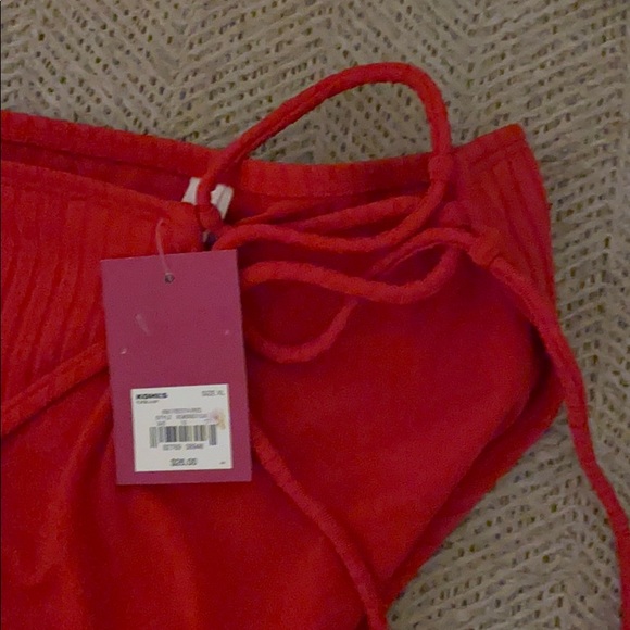 BNWT SO Fiesta red bikini bottoms women size XL - Picture 2 of 6